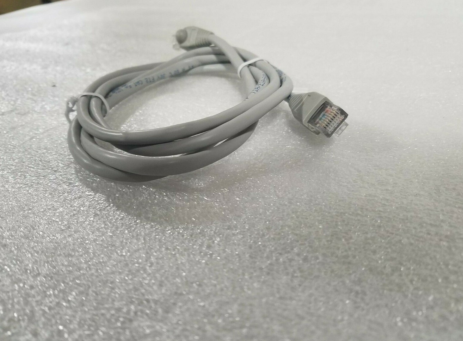 5ft CAT5e Ethernet Jumper Cable Gray RJ45 Patch Cord TIA/EIA-568B