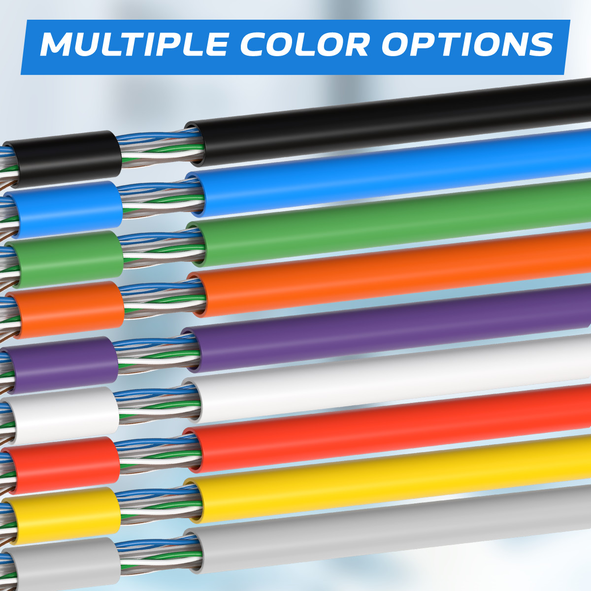 500FT CAT6 ETL CMR Ethernet Cable 23AWG UTP Solid Copper LAN Network Wire LOT