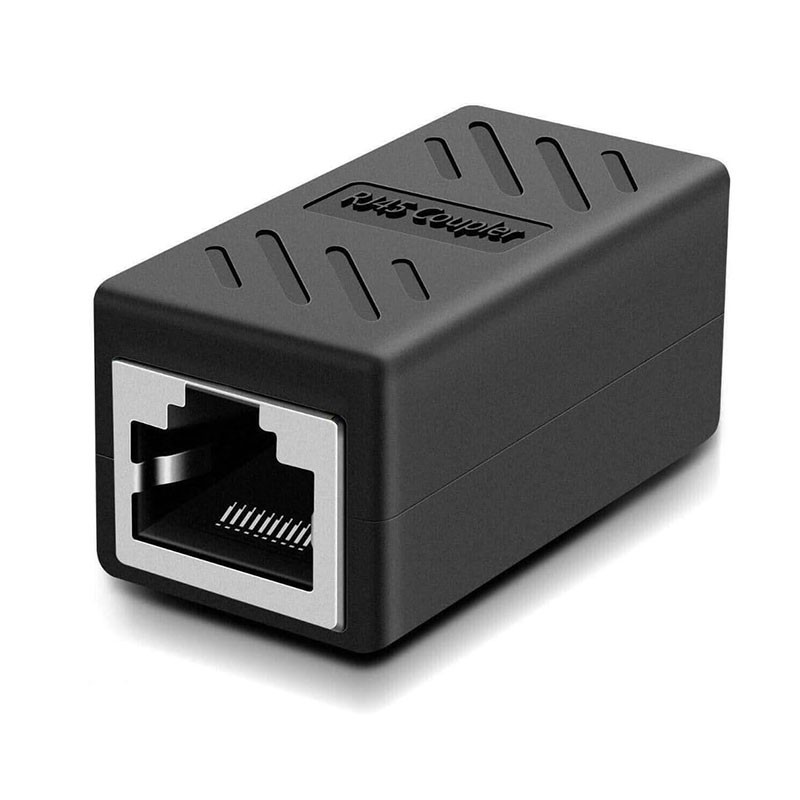1-10pcs RJ45 Inline Coupler Cat6/Cat5e Ethernet Network Cable Extender Connector