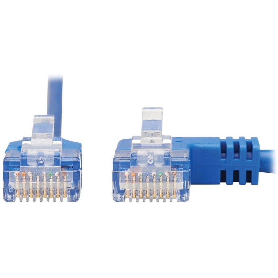 Tripplite N204S05BLRA 5ft Cat6 Ethernet Cable Right Angle Blue