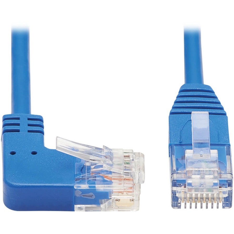 Tripplite N204S05BLRA 5ft Cat6 Ethernet Cable Right Angle Blue