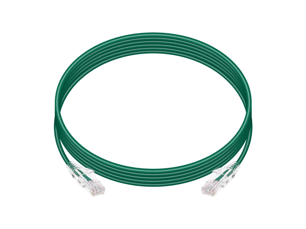 Monoprice Cat6 Ethernet Patch Cable – 10 feet – Green | Snagless RJ45 Stranded