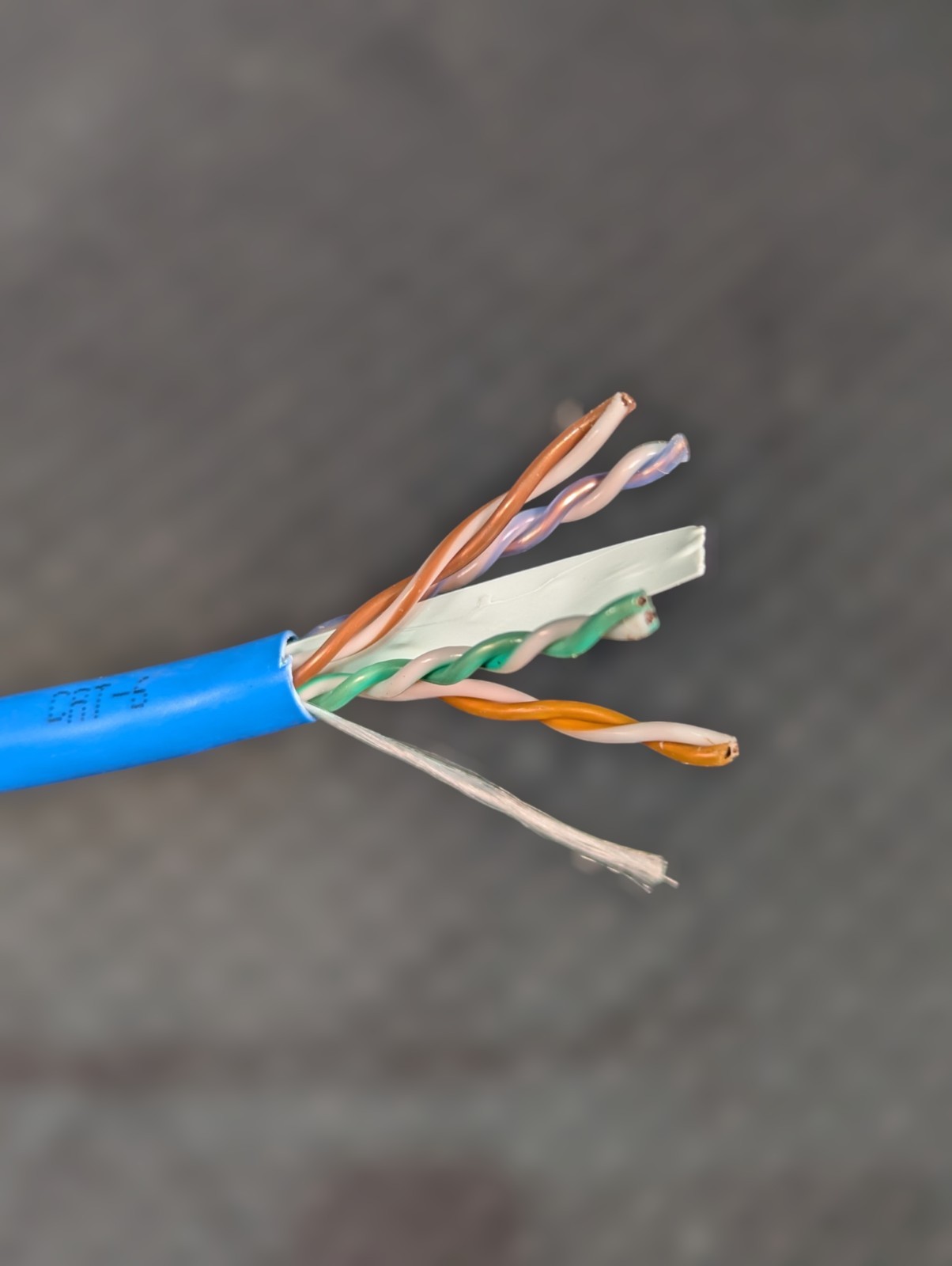 GenSPEED® Efficienc MAX™ Cat 6 Plenum, 22 AWG Cable, PoE, Blue, 570ft