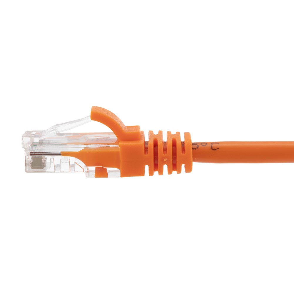 Ethernet Patch Cable CAT5E, UTP, 24AWG, 10 Ft, 10 pack, Orange