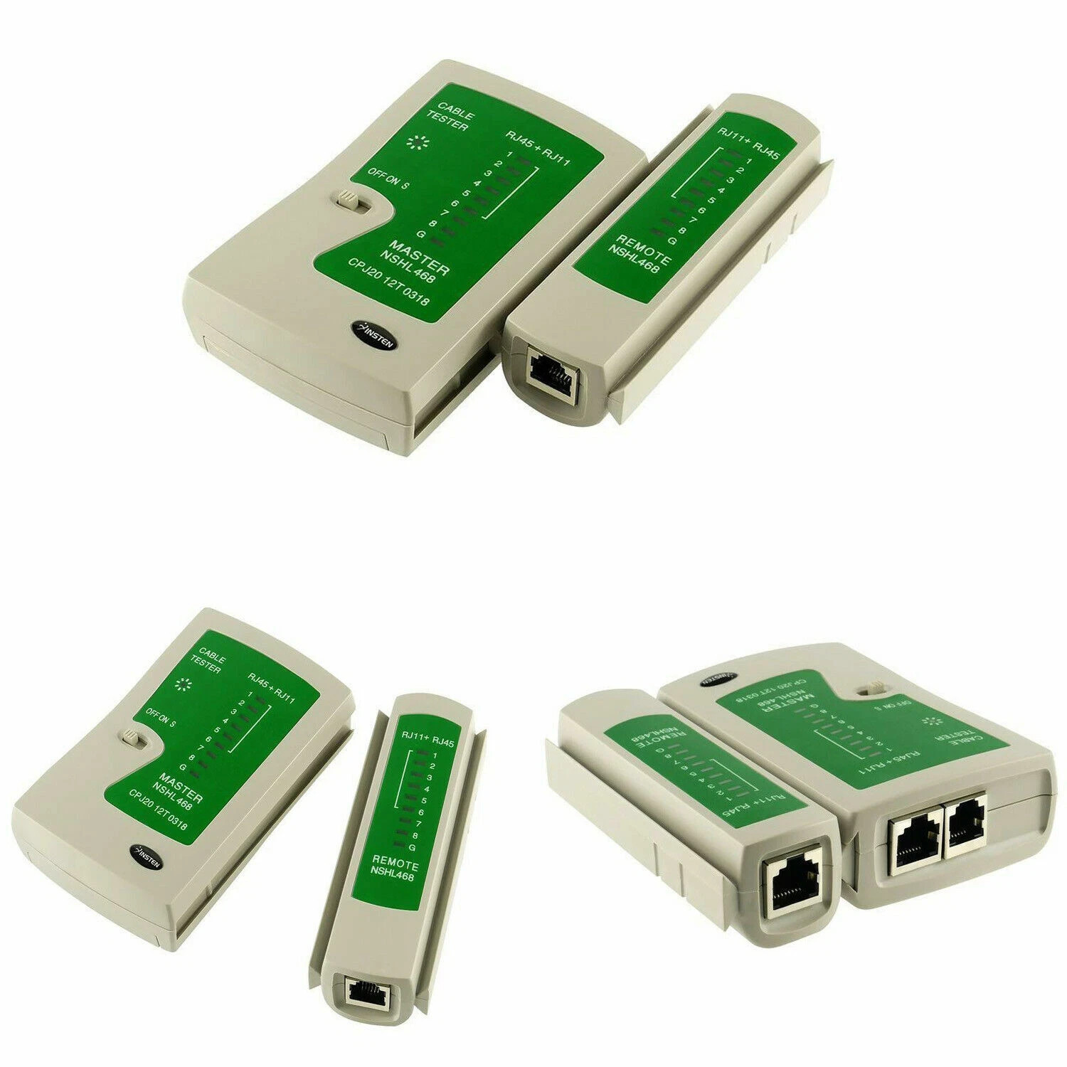 Cat5 CAT6 RJ11 RJ12 RJ45 Network Ethernet Lan Internet Cable Tester Test Tool US