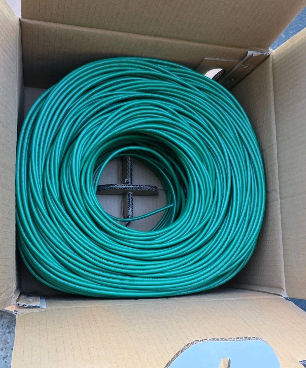 Primus Cable CAT5E 350MHz PVC Cable, 24AWG, Shielded STP, Solid 4 Pairs (1000ft)
