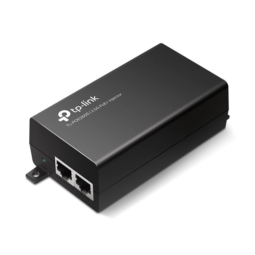TP-Link TL-POE260S – 2.5G PoE+ Injector Adapter (TLPOE260S)