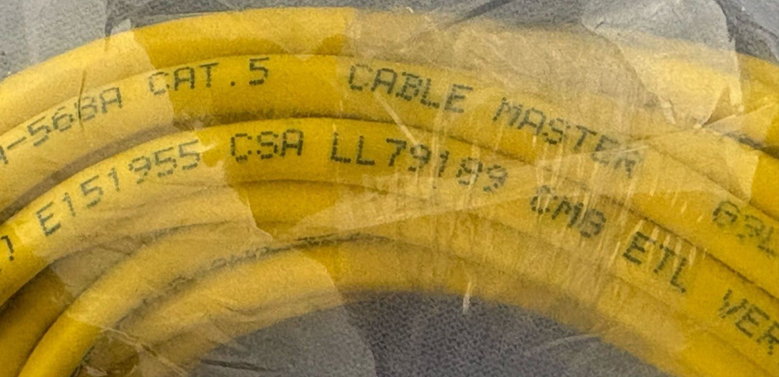 *LOT OF 10* Cat 5E 25FT Ethernet Cable EIA/TIA RJ45 TSB-40A 50U
