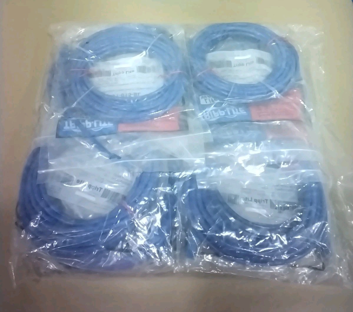 TRIPP LITE N201-015-BL CAT 6 GIGABIT BLUE SNAGLESS PATCH CABLE 15 FT, Lot Of 10