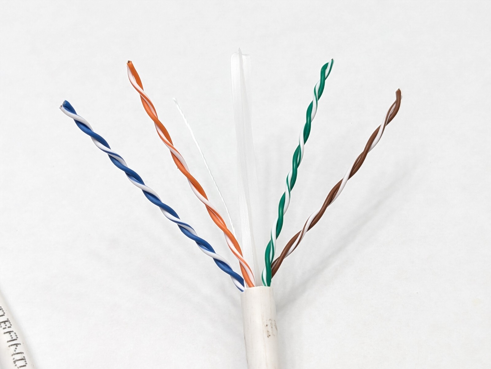Amphenol Cat 6A UTP 100ft Solid Copper Ethernet Cable 4x 23AWG Pro Quality CMX