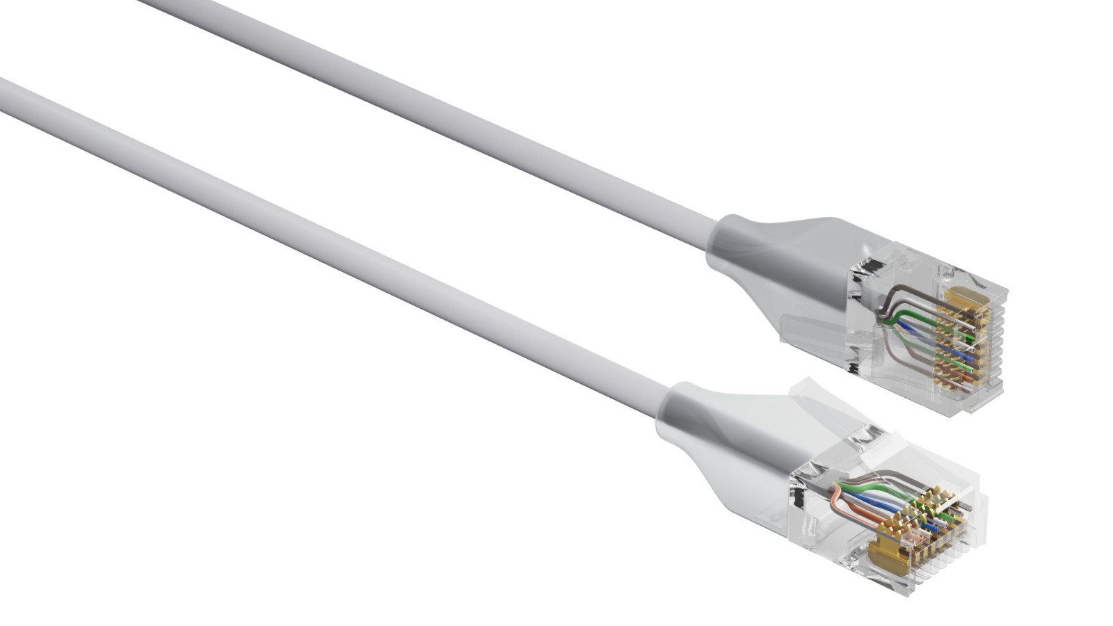 24-Pack Cat6A Ethernet Patch Cable Sizes 10cm – 2m Ubiquiti Etherlighting PoE++