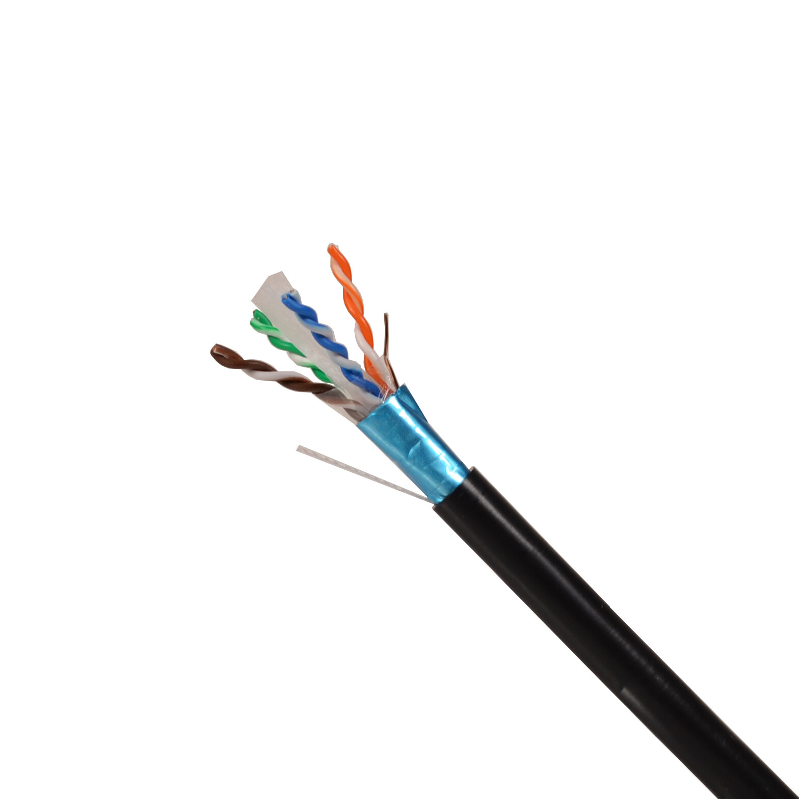 Cat6 STP/FTP Outdoor Shielded Ethernet Network UV Direct Burial 1000ft Cable