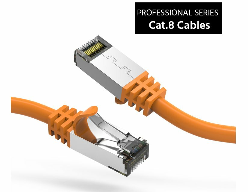 5x Cat.8 Shielded 40Gbps CAT 8 Ethernet Cable RJ45 1Ft 2Ft 3Ft 5Ft 7Ft 10Ft lot
