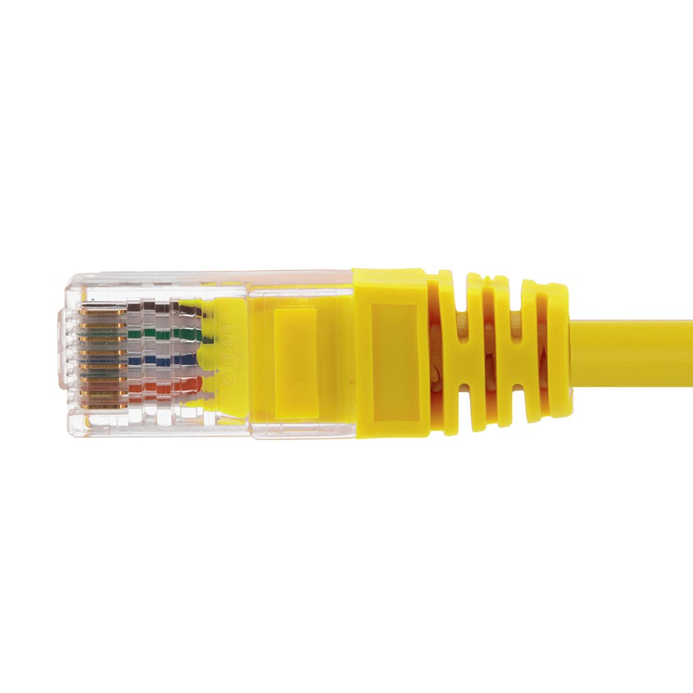 Ethernet Patch Cable CAT5E, UTP, 24AWG, 3 Ft, 10 pack, Yellow