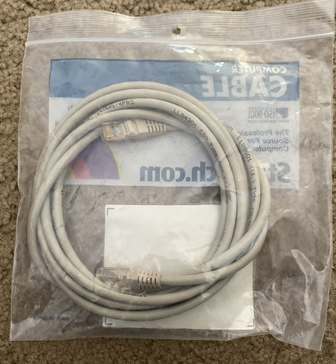 StarTech 10ft Gray Molded Cat5e UTP Patch Cable – Category 5e New