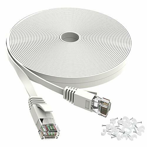 Cat 6 Ethernet Cable Flat Internet Network Cat6 High Speed Wire W/Rj45 Connector