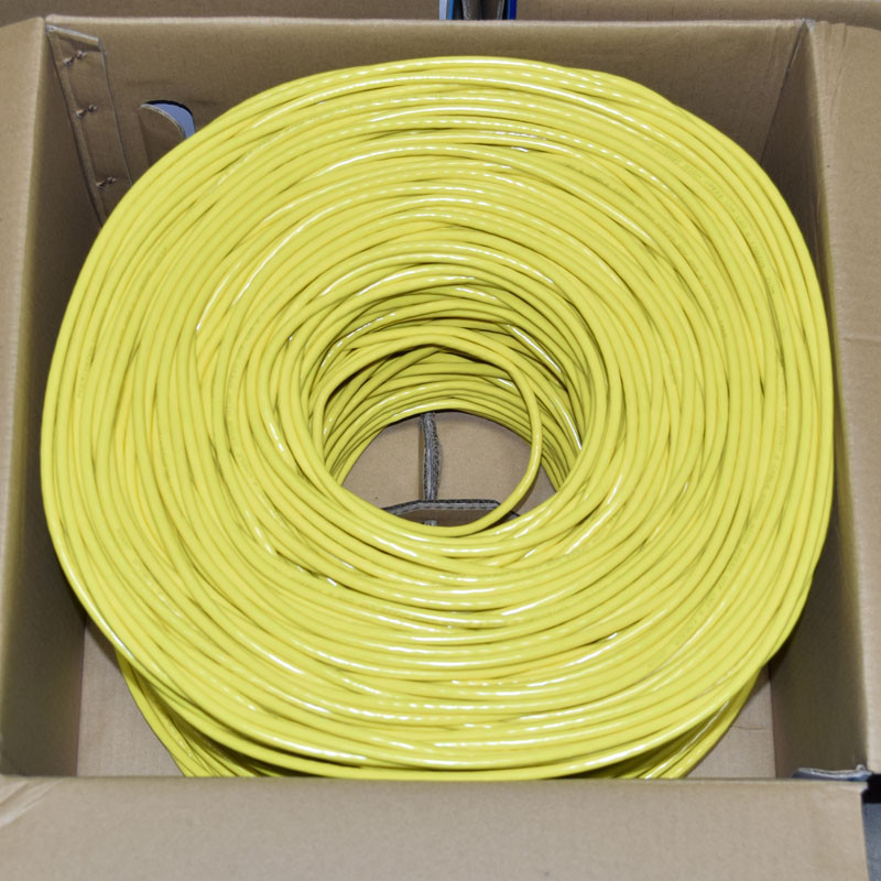 CAT6 1000FT UTP Cable 23AWG CMR 550MHz Network Ethernet Bulk Wire LAN NEW
