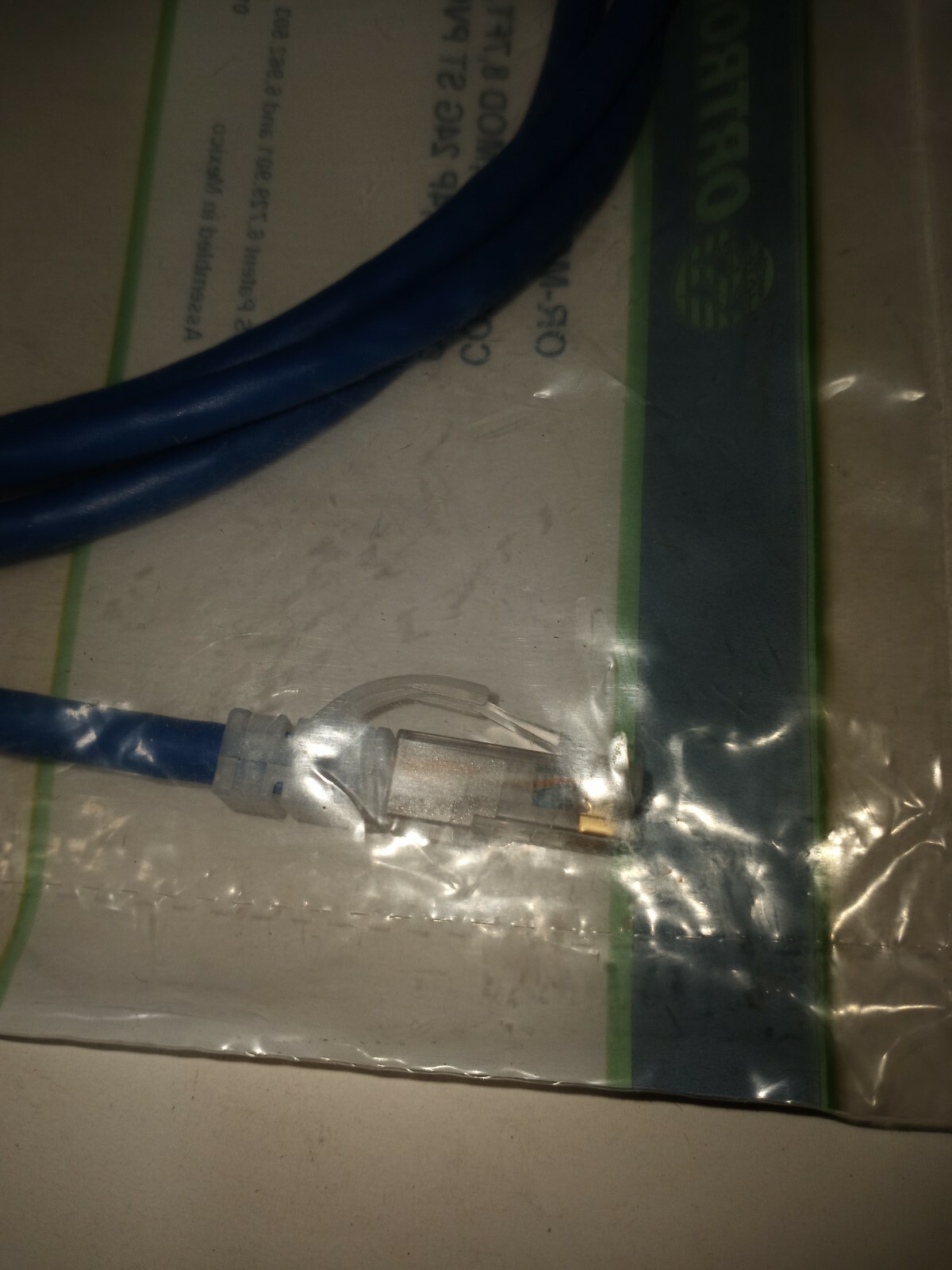 NEW 2PCS ORTRONICS OR-MC607-06 CORD CAT6 MOD 8 7FT BLUE CLARITY 4P 24G ST PVC CM