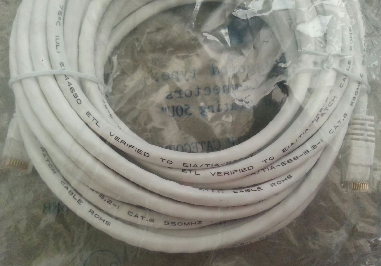 10 * 25 25FT UTP CAT 6 4PAIRS 24AWG STRANDED UL/ETL VERIFIED ANSI/EIA/TIA 568B