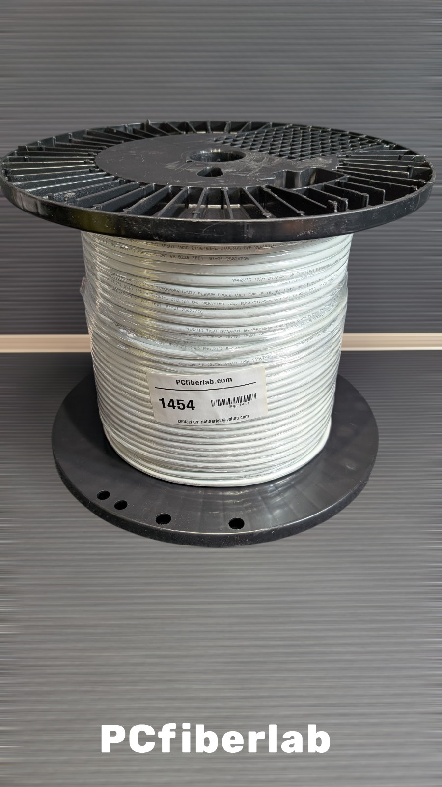 Panduit TX6A Vari-Matrix CMP-LP, Plenum U/UTP, Cat 6A, 4/23 AWG, White – 344Ft
