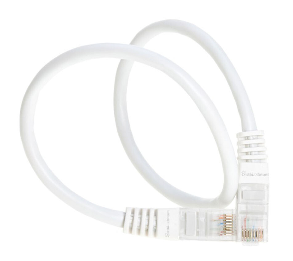 CAT6e/CAT6 Ethernet LAN Network RJ-45 Patch Cable White 1.5FT-20FT Multipack LOT