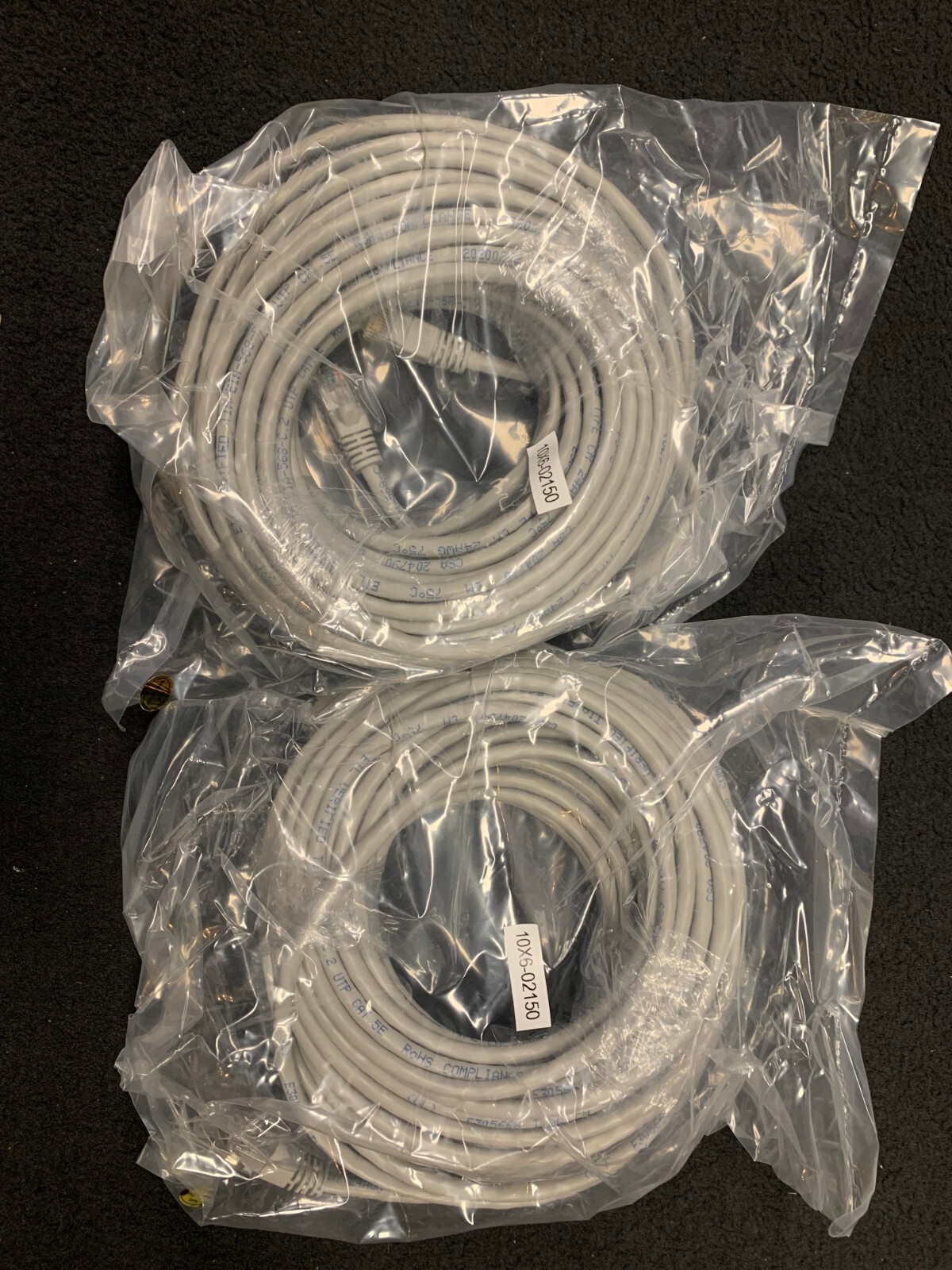 Cat 5e snag-less patch cords – LOT of 26 various lengths, see description