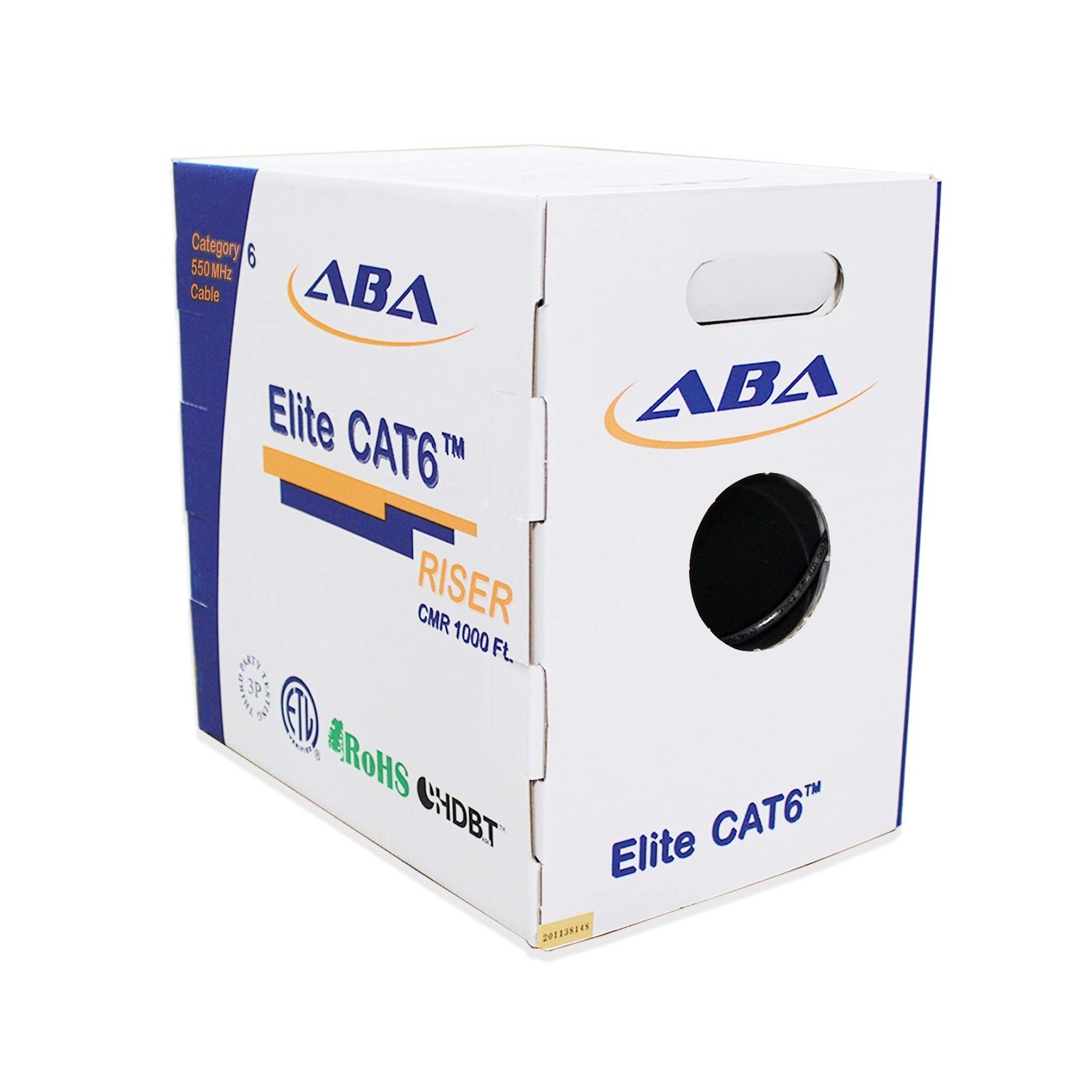 CAT6 Riser (CMR), Ethernet Cable 1000ft, No Spline, Unshielded Twisted Pair (…