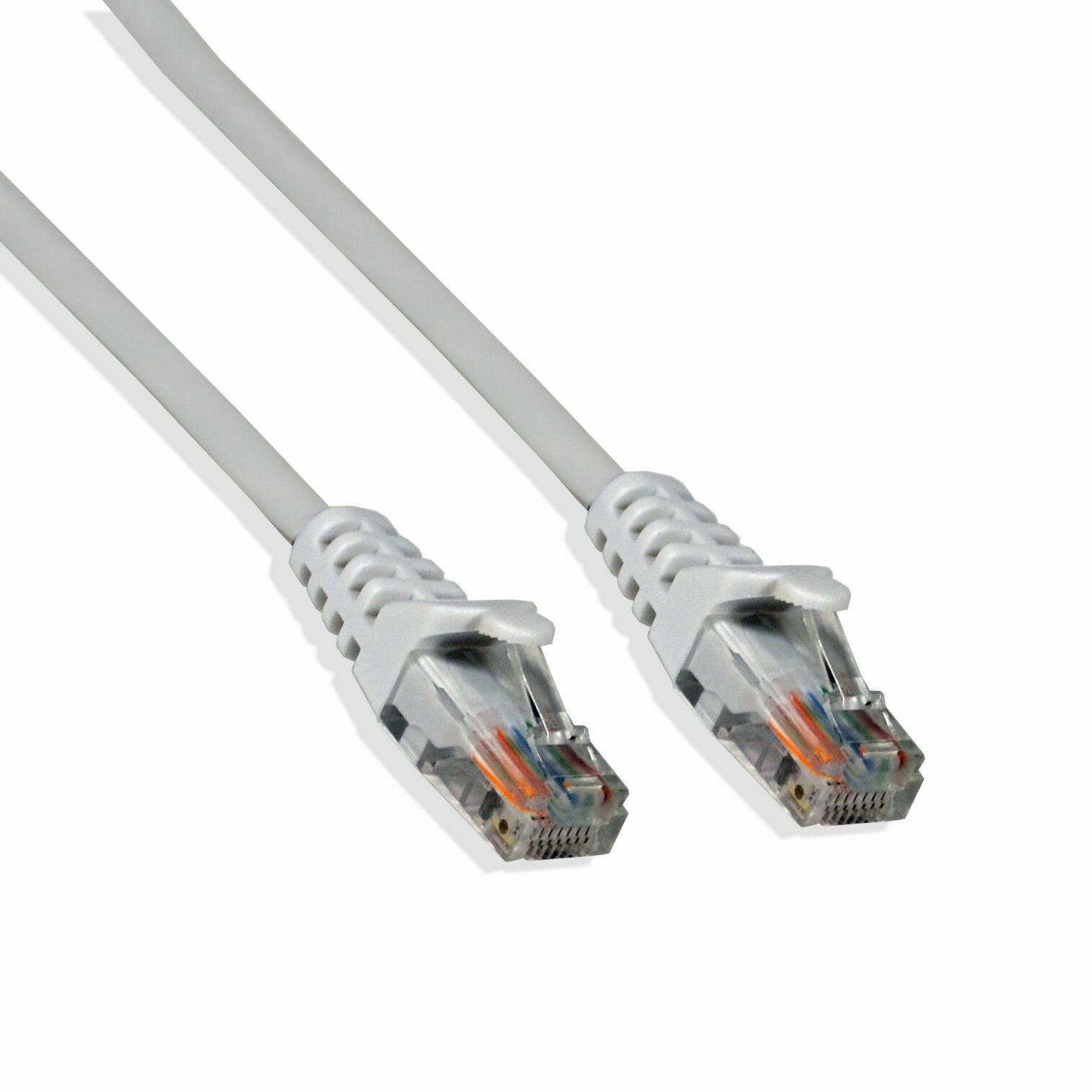 CAT5E White Ethernet Network 3′ Feet 24 AWG Patch Cable RJ45 LAN Wire (5/pack)