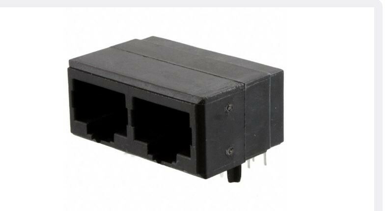 (45 PC) 5557560-1, TE CONNECTIVITY/AMP, CONN MOD JACK 8P8C R/A, (RJ45, Ethernet)