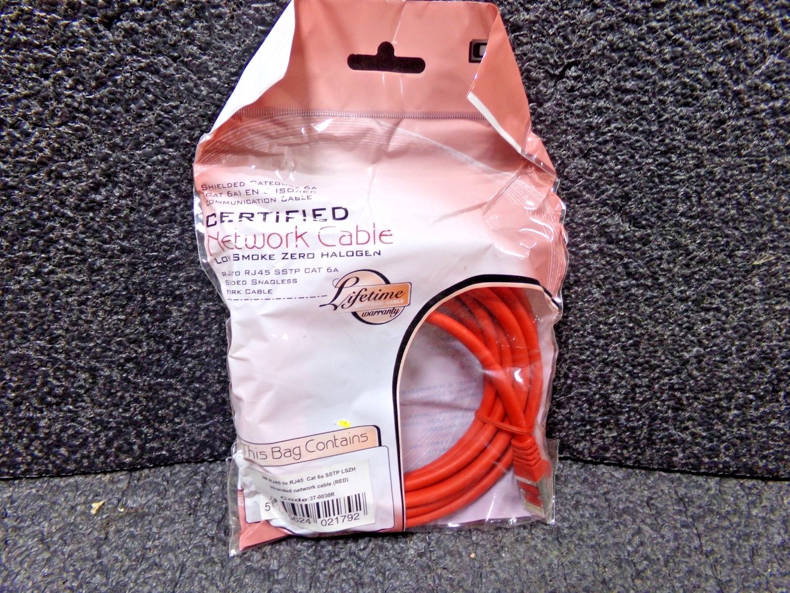 Lifetime Cable Network, Cat 6A, 3M RJ45. (HH)