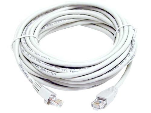 BEIGE 50 FEET PREMIUM CAT5 CAT5e PATCH LAN ETHERNET NETWORK CABLE Roku PS4 Xbox