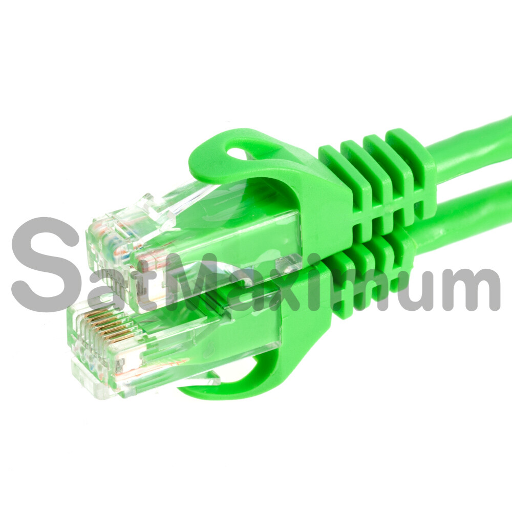 CAT6e / CAT6 Network Patch Cable RJ-45 Ethernet LAN Cable Green 50FT – 200FT LOT