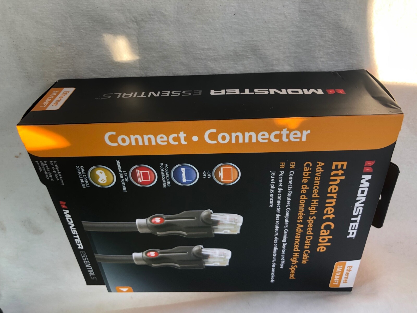 Monster Ethernet Cable – Advanced High Speed Data Cable – 3 Meter/9.84 Feet NEW