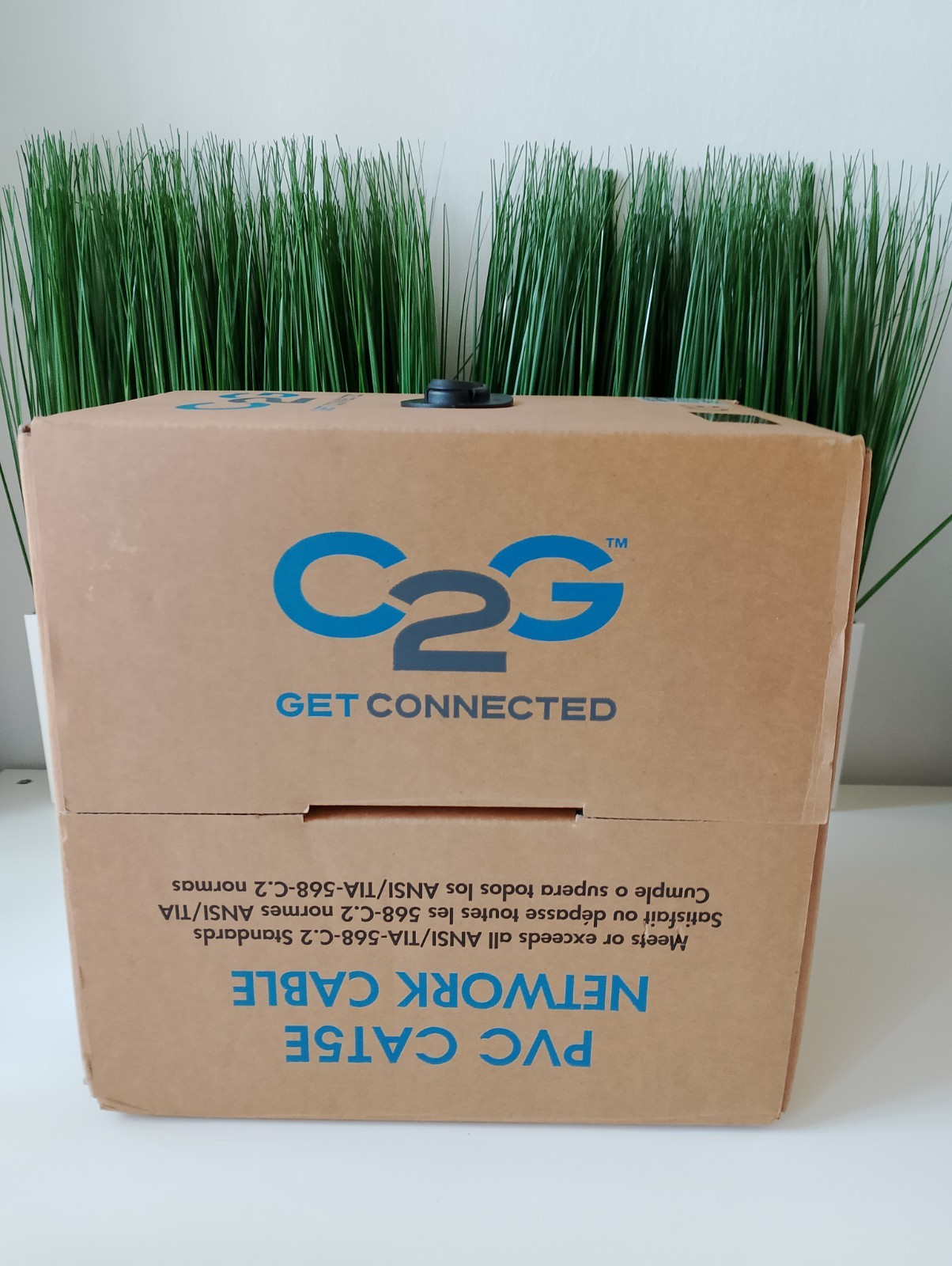 C2G 500ft Cat5E UTP 350 MHz Stranded PVC CM Rated Cable Gray ANSI/TIA-355