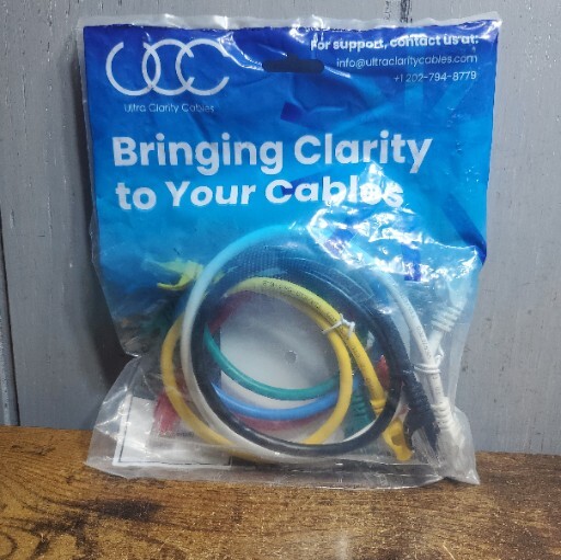 CAT 6 Ethernet Cable 6 Pack (1.5 Feet) LAN, UTP (0.5M) CAT6, RJ45, Network,