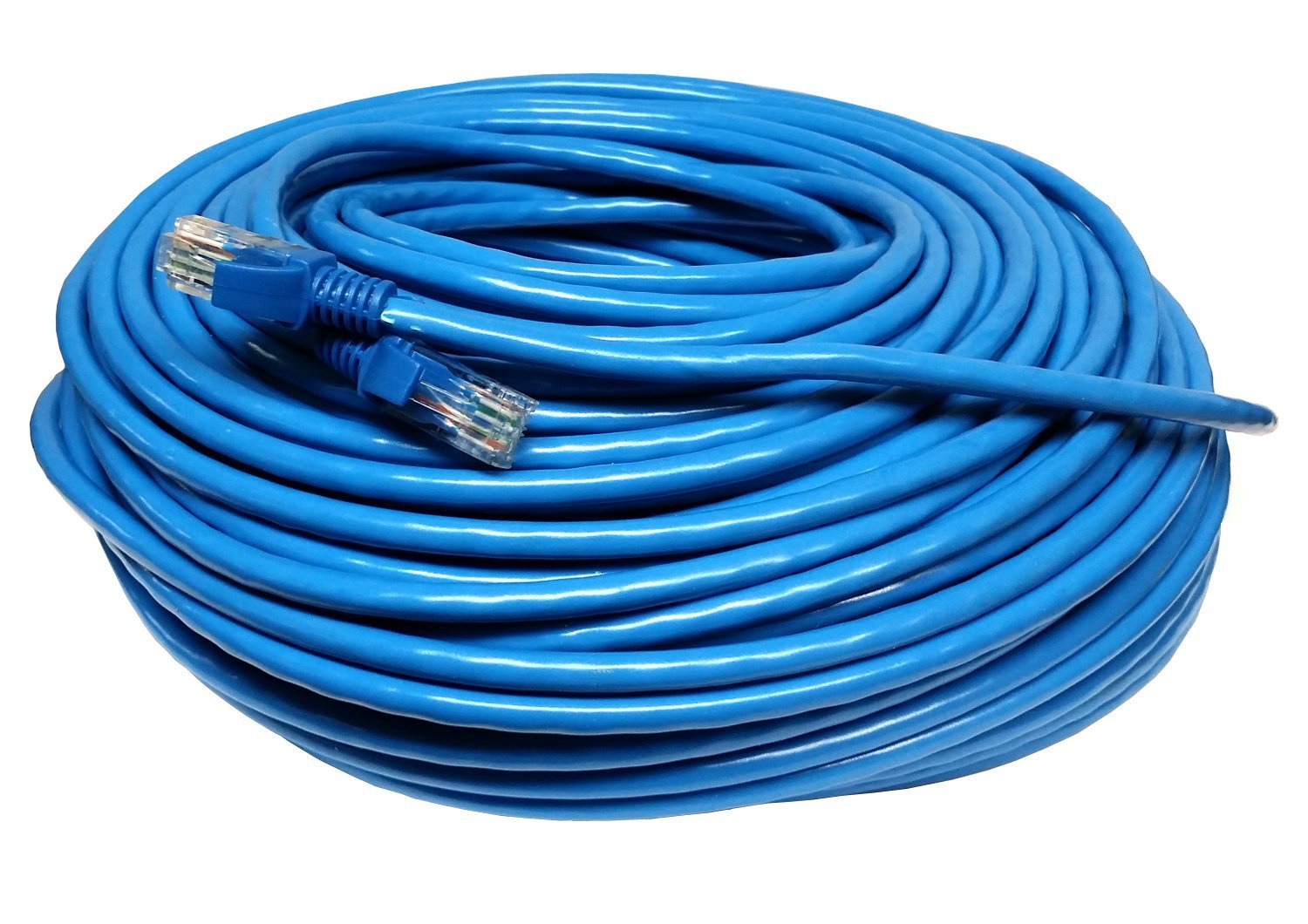 100′ FT Feet CAT6 CAT 6 RJ45 Ethernet Network LAN Patch Cable Cord – Blue New