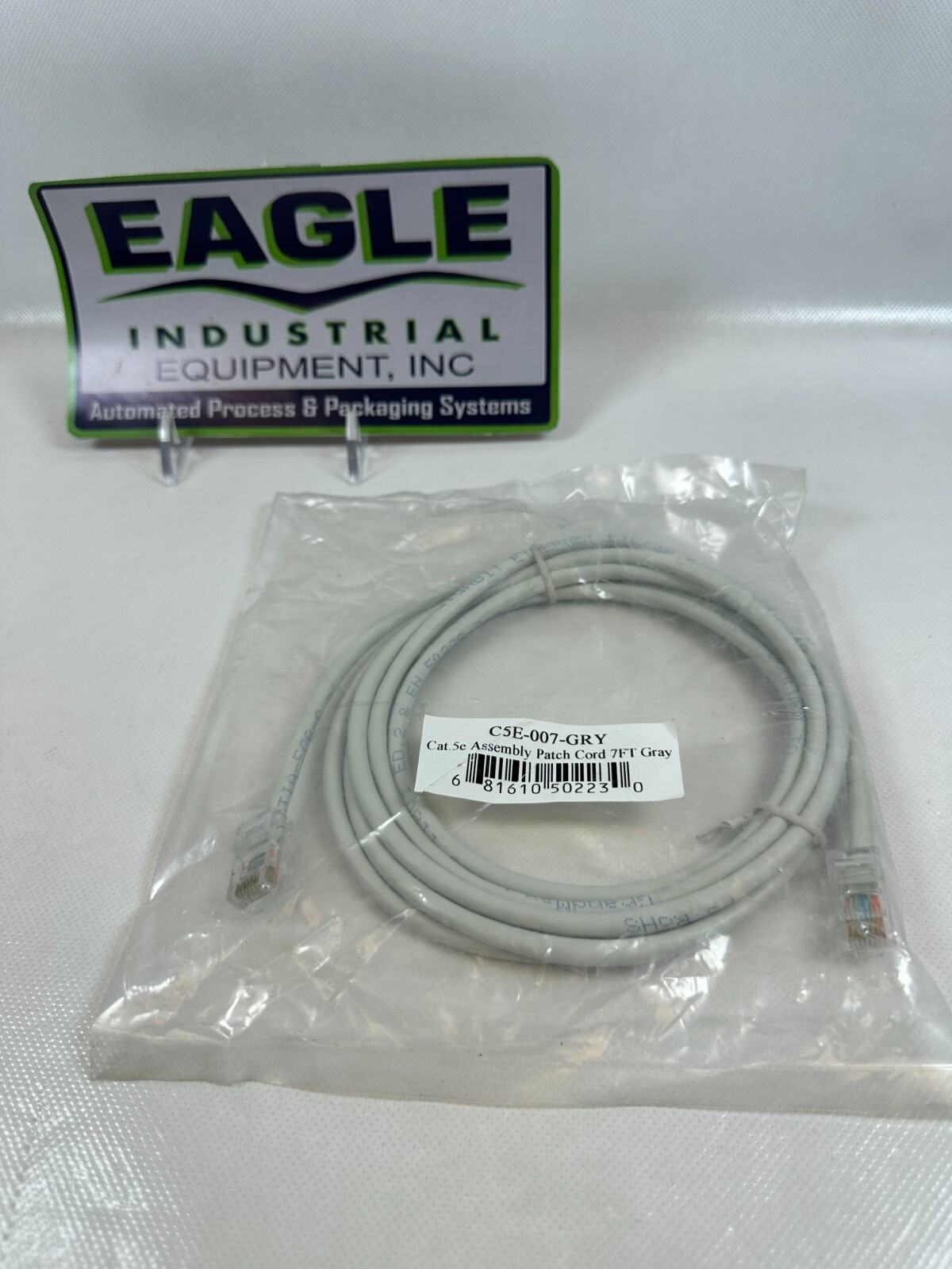 7 Foot Grey – Ethernet Network Cable – Cat5e Patch Cord – 7 Ft NEW FAST SHIP