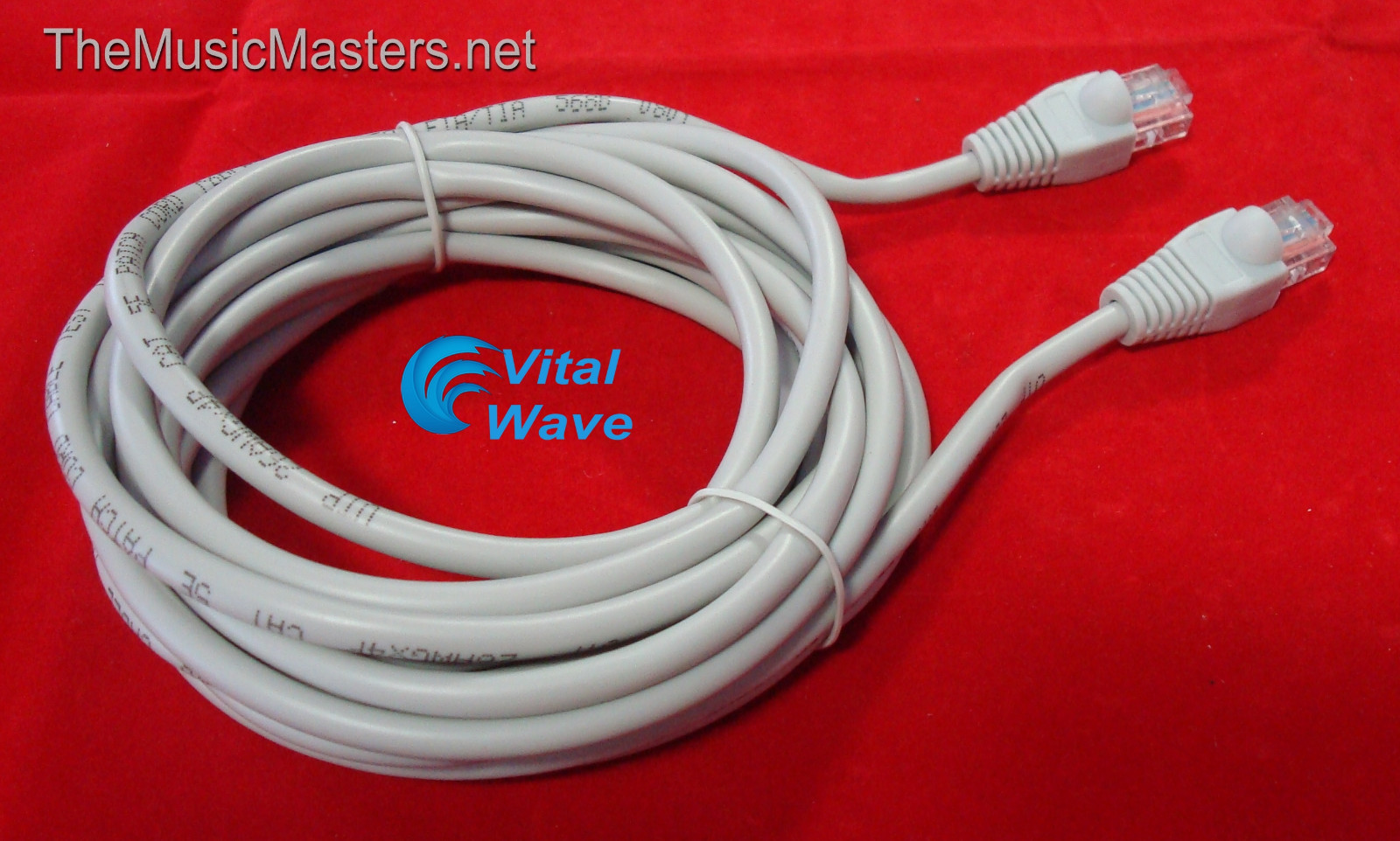 100′ ft CAT5 Ethernet LAN Network Cable Cord PC Internet Router Wire Gray VWLTW