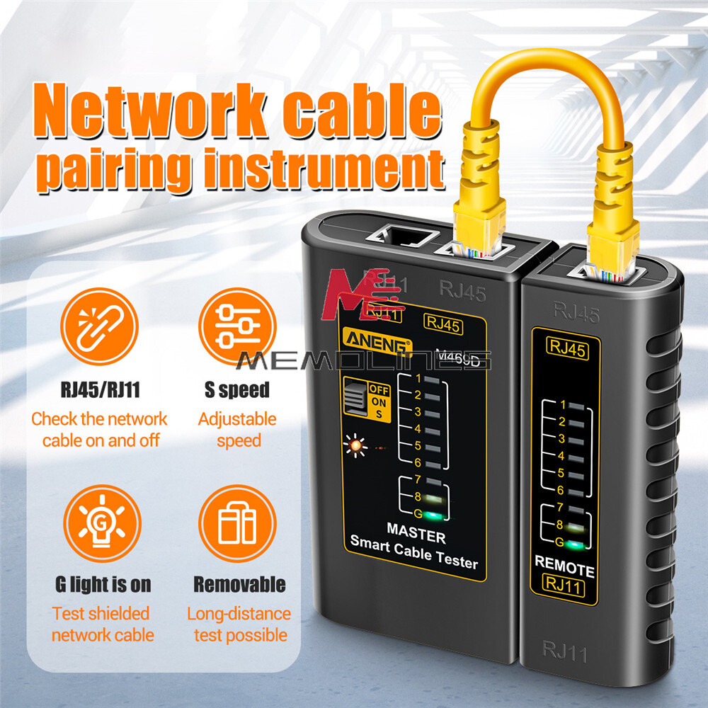 RJ45 Network Cable Lan Tester RJ45 RJ11 RJ12 CAT5 UTP LAN Cable Repair Tools