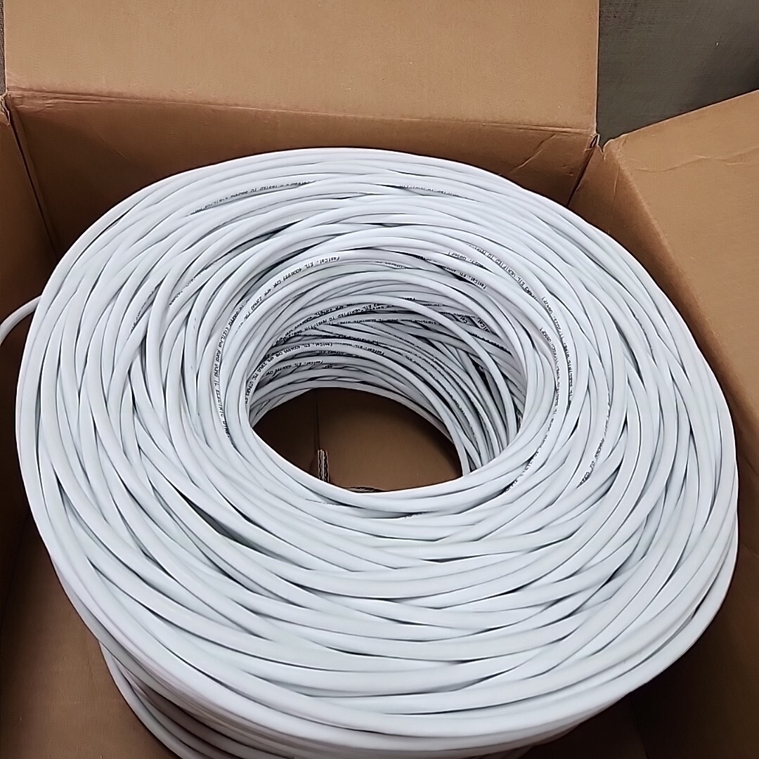 Cat6 Cable 1000ft 23AWG Solid 4 Pair Bulk Cat 6 Ethernet Cable (UTP CMR) 550MHz