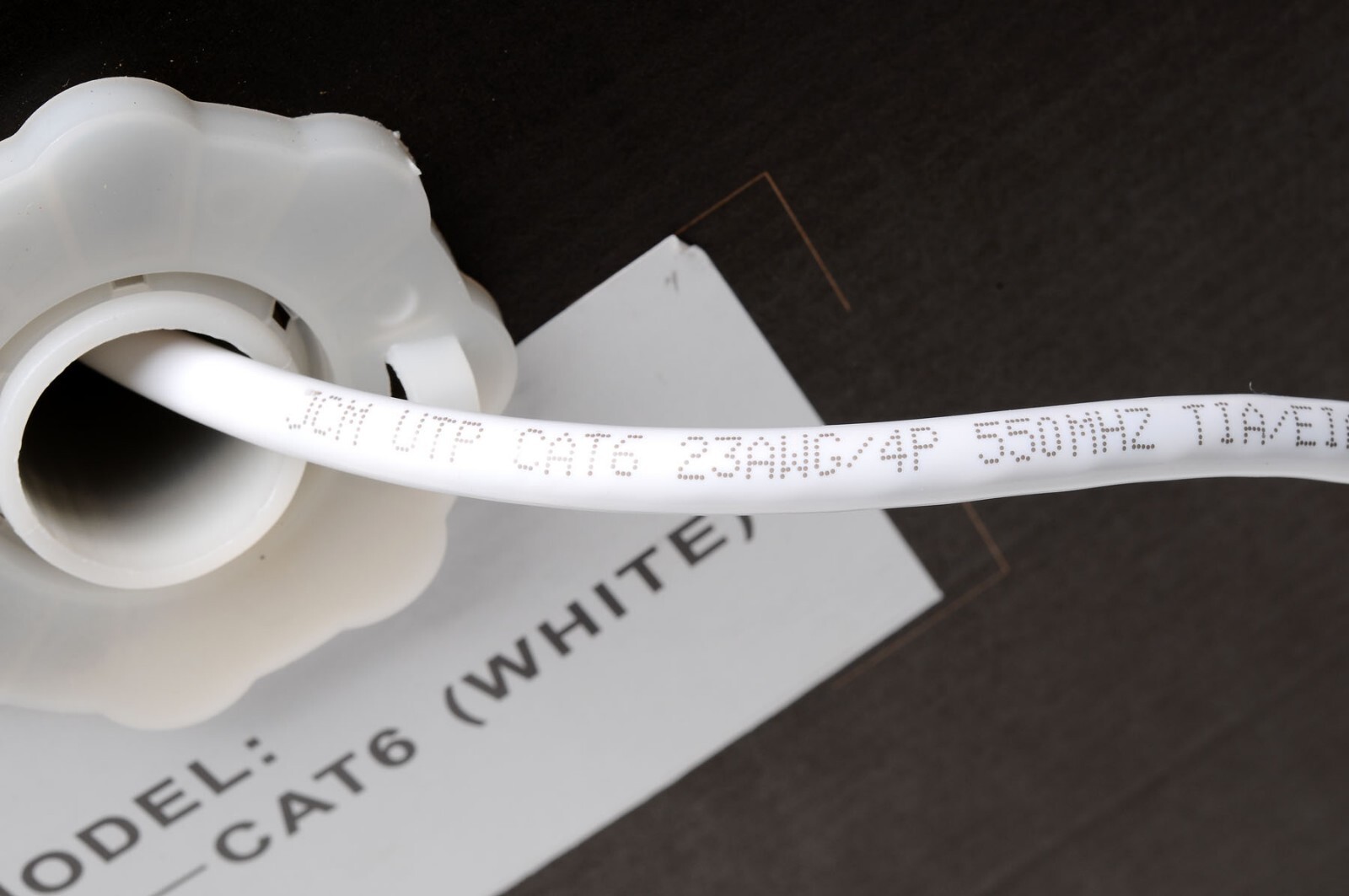 WHITE 1000FT CAT6 LAN Ethernet Cable / Pull Box UTP CAT-6 CCA Network Wire Roll