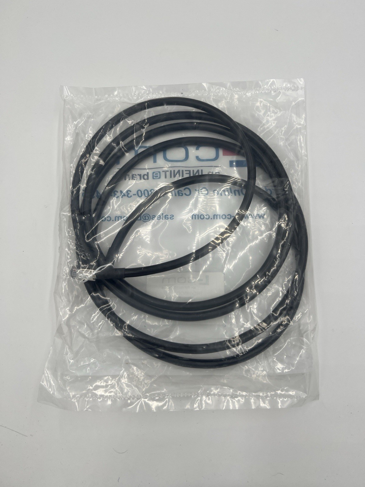 L-COM TRD695ODS-10 Category 6 Shielded Outdoor Assembly, RJ45/RJ45, Black, 10.0