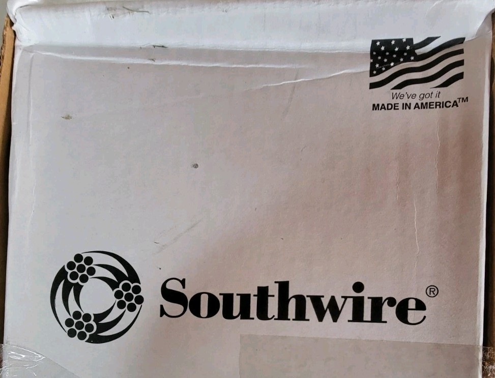 Southwire 1000 ft. White 24/4 Gauge/Pair CAT5e UTP CMR Data Cable 1000 ft. – NIB