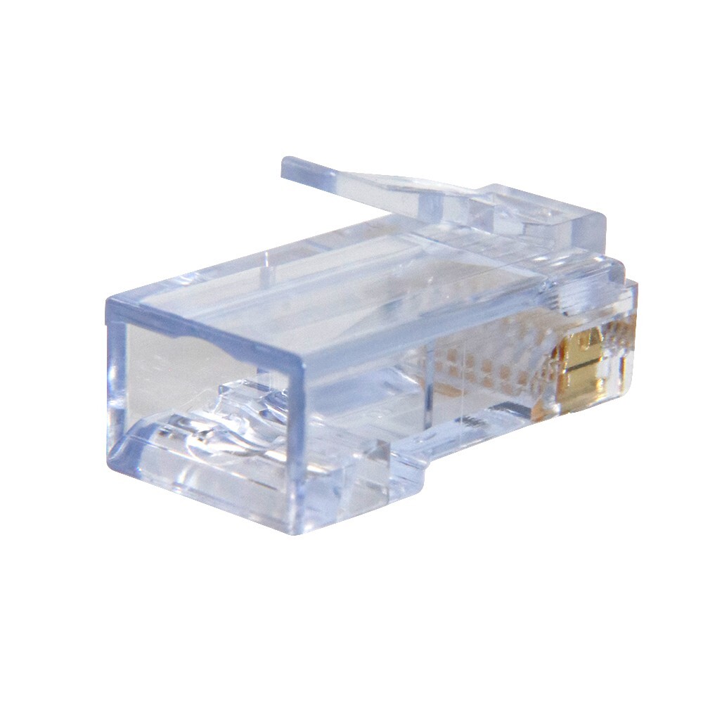 *OPEN BOX* Platinum Tools® 202010J EZ-RJ45 Cat6+ Connecters (Jar of 100)