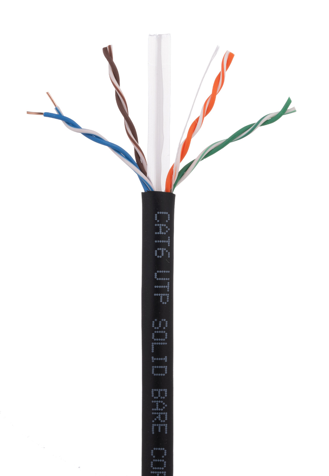 CAT6 500FT/1000FT Riser Ethernet Cable CMR 23AWG UTP Solid Bare Copper Wire LOT