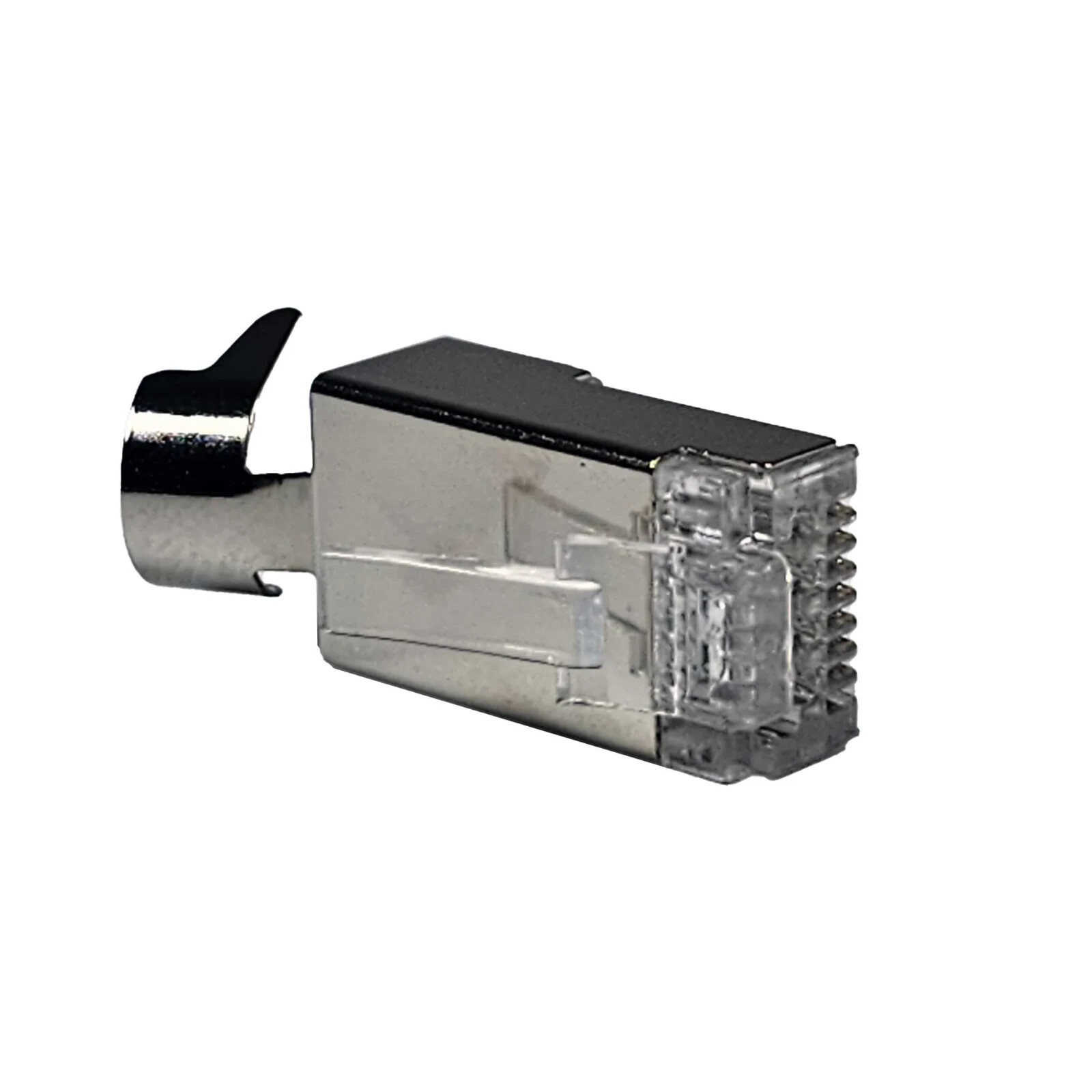 Logico CAT6/CAT6A Extra Large RJ45 8P8C Pass Through Modular Plug Shielded Conne