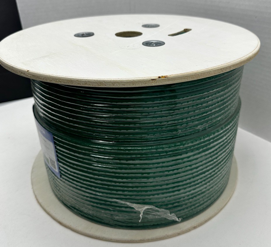 TS-PBC/6A-GR CAT6 A Pure Copper Ethernet Cable Green 1000ft CMP 23AWG-4 UTP