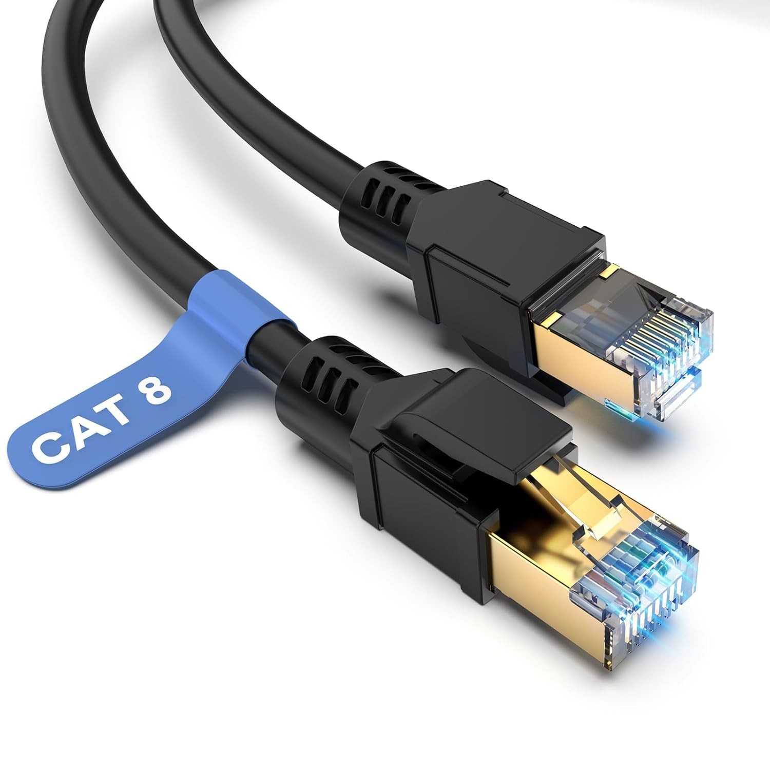 Heavy-Duty Cat 8 Ethernet Cable 6FT – Fast, Reliable for Indoor/Outdoor Use