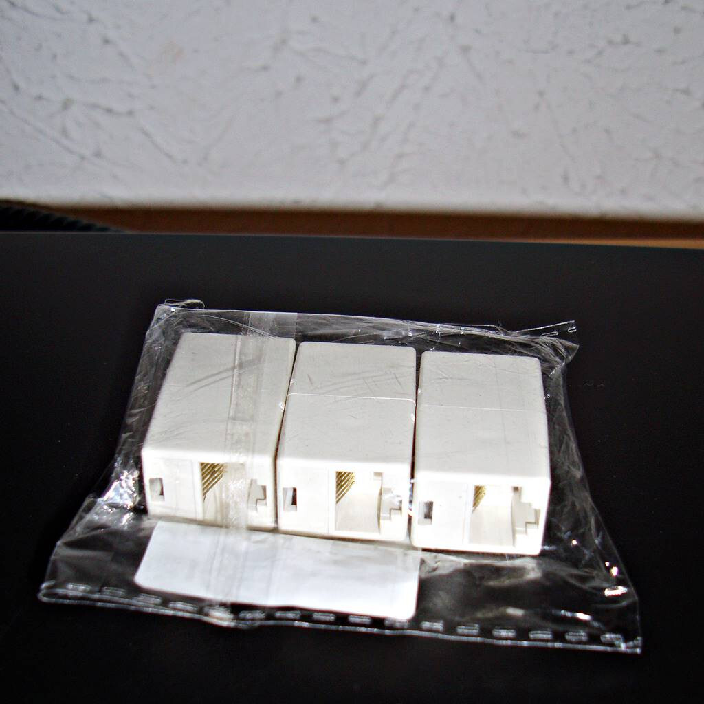 【NEW】RJ45 COUPLER, 3-PACK HIGH-SPEED ETHERNET CABLE EXTENDER CONNECTORS