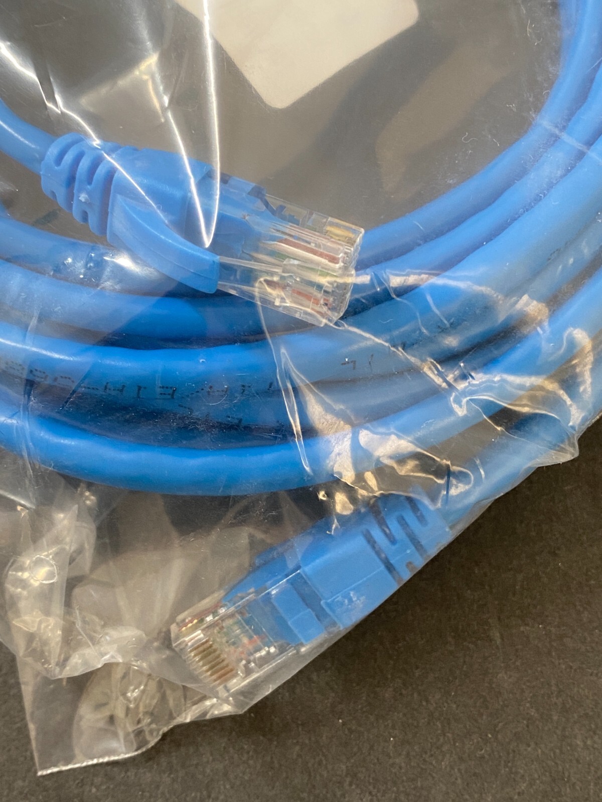 Network Cable 14ft 5m Blue Cat6 Ethernet Patch Cable 24AWG Eco-friendly PVE Cord